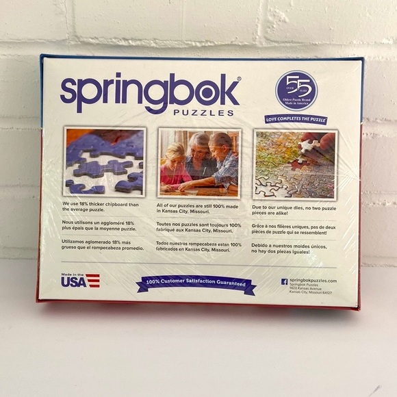 Unopened Springbok 500 Piece Christmas Puzzle - Picture 4 of 4